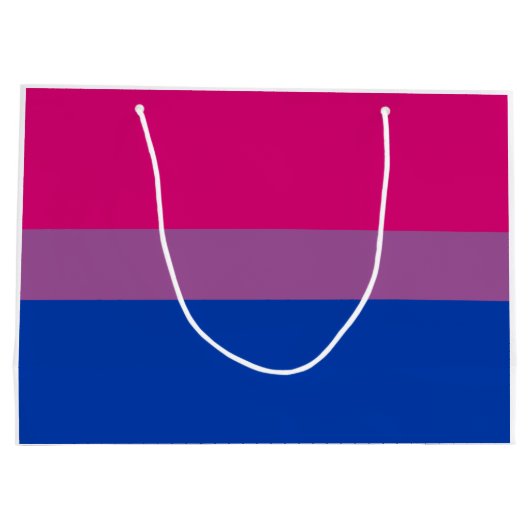 Bisexual Pride (Bi-vlag) Groot Cadeauzakje (Achterkant)