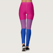 Bisexual Pride (Bi-vlag) Leggings (Achterkant)