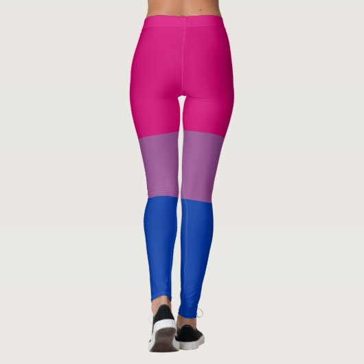 Bisexual Pride (Bi-vlag) Leggings (Achterkant)