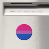 Bisexual Pride (Bi-vlag) Magneet (Insitu (Vaatwasser))