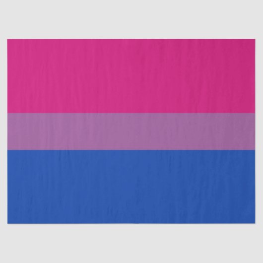 Bisexual Pride (Bi-vlag) Tissuepapier (Voorkant)