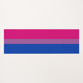Bisexual Pride (Bi-vlag) Yogamat (Achterkant (horizontaal))