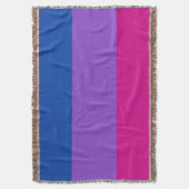 Bisexual Pride, Bold Stripes, LGBTQ PRIDE Deken (Voorkant Verticaal)