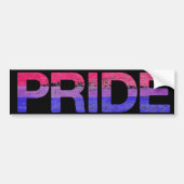 Bisexual Pride Bumpersticker (Voorkant)