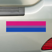 Bisexual Pride Bumpersticker (Op auto)