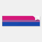 Bisexual Pride! Bumpersticker (Voorkant)