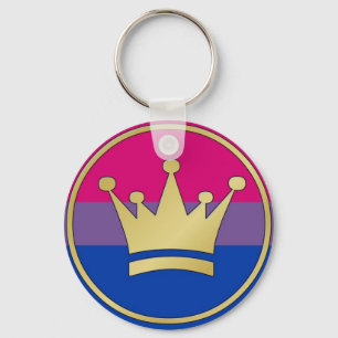 Bisexual Pride Crown Sleutelhanger
