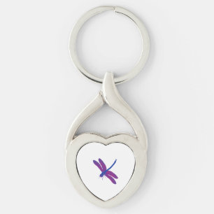 Bisexual Pride  Dragonfly Art Sleutelhanger