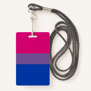 Bisexual Pride Flag Badge