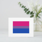 Bisexual Pride Flag Briefkaart (Staand voorkant)