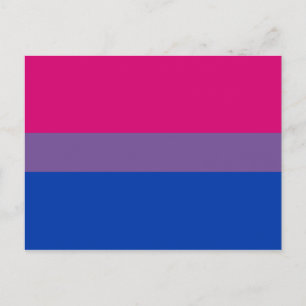 Bisexual Pride Flag Briefkaart