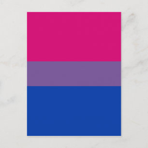 Bisexual Pride Flag Briefkaart