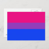 Bisexual Pride Flag Briefkaart (Voorkant / Achterkant)