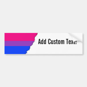 Bisexual Pride Flag Bumpersticker