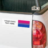 Bisexual Pride Flag Bumpersticker (Op Truck)