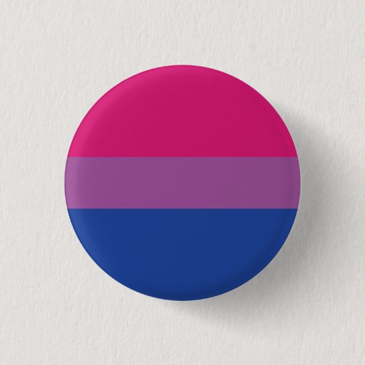 Bisexual Pride Flag Button (Voorkant)