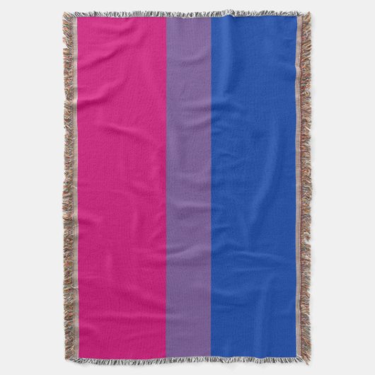 Bisexual Pride Flag Deken (Voorkant Verticaal)