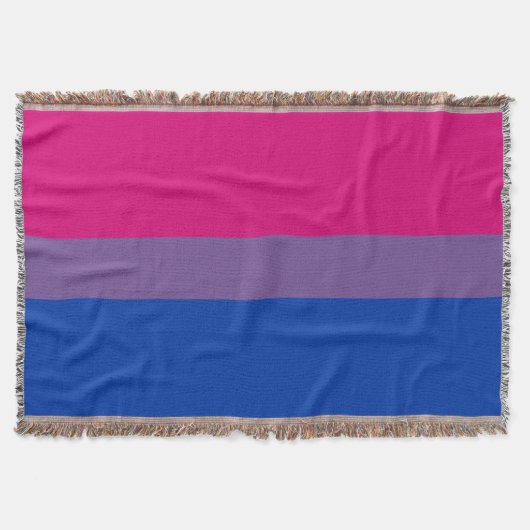 Bisexual Pride Flag Deken (Voorkant)