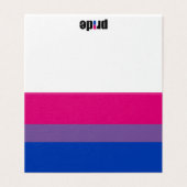 Bisexual Pride Flag Kaart (Buitenkant ongevouwen)