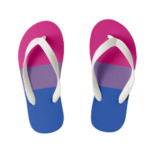 Bisexual Pride Flag Kinder Teenslippers