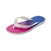 Bisexual Pride Flag Kinder Teenslippers (Schuin)