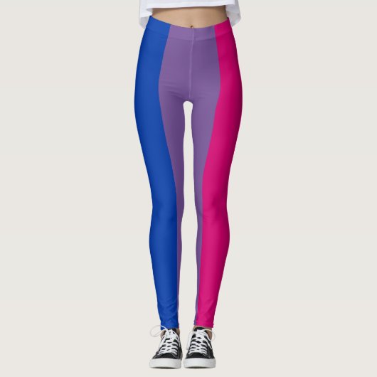 Bisexual Pride Flag Leggings (Voorkant)