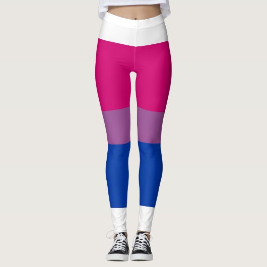Bisexual Pride Flag Leggings (Voorkant)