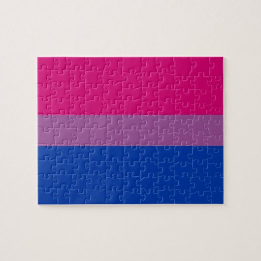 Bisexual Pride Flag Legpuzzel (Horizontaal)