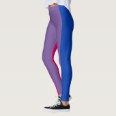 Bisexual Pride Flag LGBT - Verticale streep Leggings (Links)