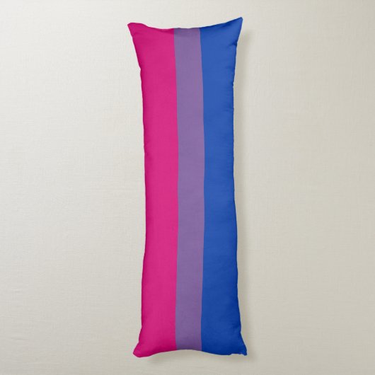 Bisexual Pride Flag Lichaamskussen (Achterkant (Verticaal))