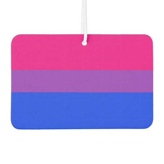 Bisexual Pride Flag Luchtverfrisser (Voorkant)
