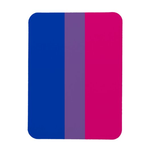 Bisexual Pride Flag Magneet (Verticaal)
