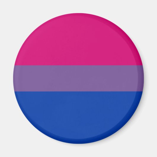 Bisexual Pride Flag Magneet (Voorkant)