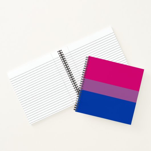 Bisexual Pride Flag Notitieboek (Binnen)