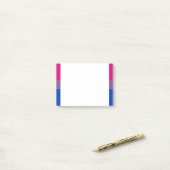 Bisexual Pride Flag Post-it® Notes (Op bureau)