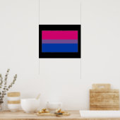 Bisexual Pride Flag Poster (Keuken)