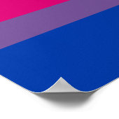 Bisexual Pride Flag Poster (Hoek)