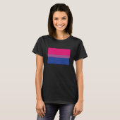 Bisexual Pride Flag Proud Bisexuality Bi Love LGBT T-shirt (Voorkant volledig)