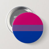 Bisexual Pride Flag Ronde Button 7,6 Cm (Voorkant /achterkant)