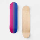 Bisexual Pride Flag Skateboard (Voorkant)