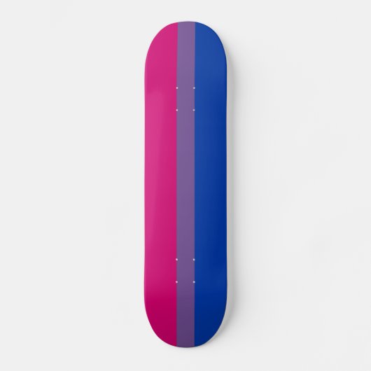 Bisexual Pride Flag Skateboard (Voorkant)
