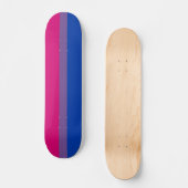 Bisexual Pride Flag Skateboard (Voorkant)