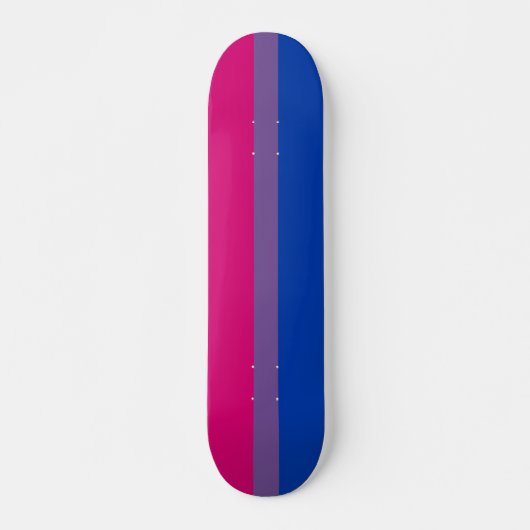 Bisexual Pride Flag Skateboard (Voorkant)