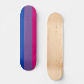 Bisexual Pride Flag Skateboard (Voorkant)