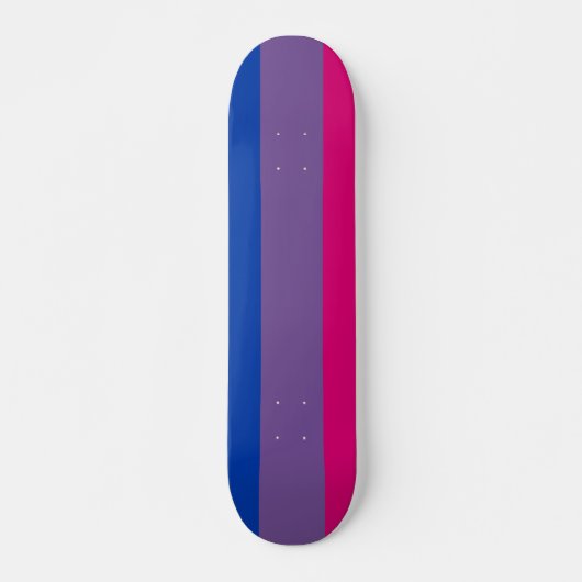 Bisexual Pride Flag Skateboard (Voorkant)