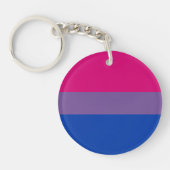 Bisexual Pride Flag Sleutelhanger (Voorkant)