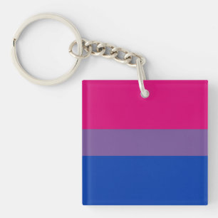 Bisexual Pride Flag Sleutelhanger