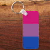Bisexual Pride Flag Sleutelhanger (Voorkant)
