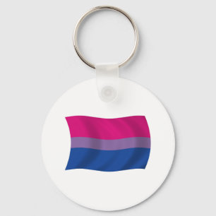 Bisexual Pride Flag Sleutelhanger
