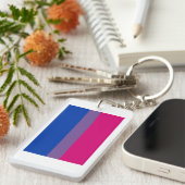 Bisexual Pride Flag Sleutelhanger (Voorkant Rechts)